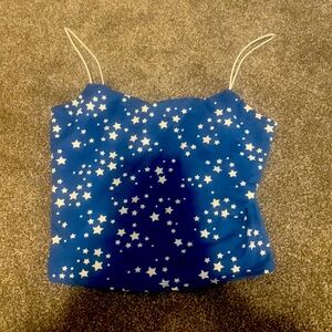 Blue star top